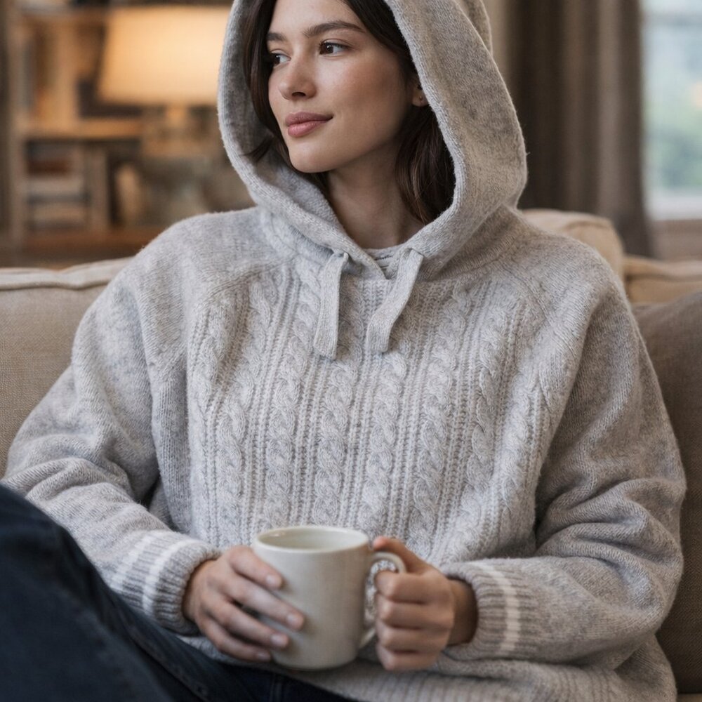 Cupcake and Cashmere hoodie size S grey
